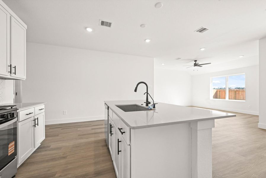 Furnished interior view inside a new home in Newport Pointe, Crosby (Image 5).