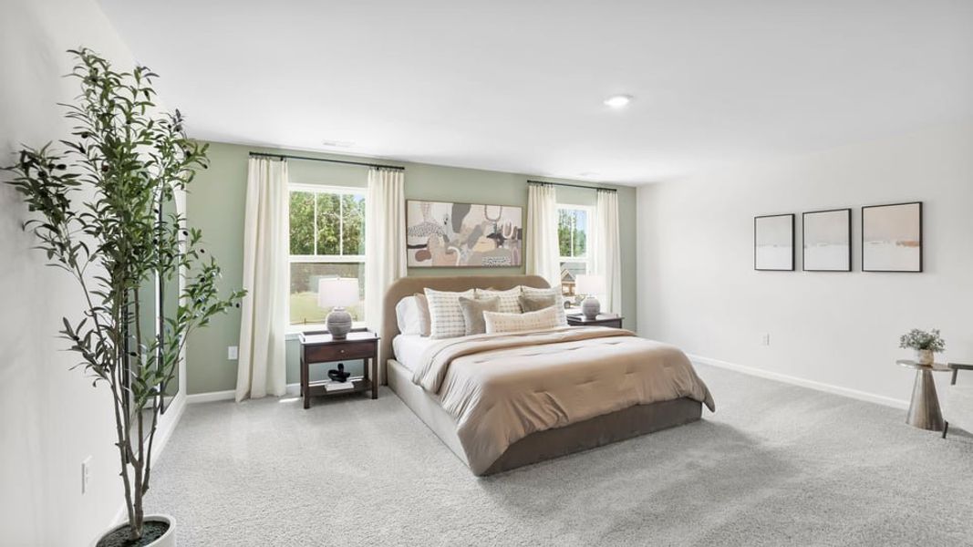 Furnished interior view inside a new home in Cloverdale Hills, Piedmont (Image 35). Furnished interior view inside a new home in Cloverdale Hills, Piedmont (Image 35).