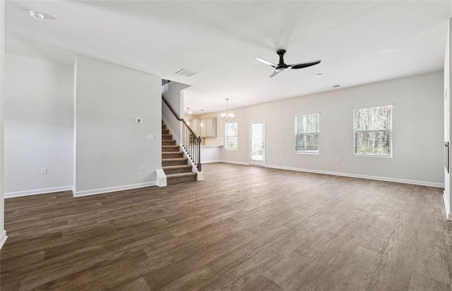 Spacious, unfurnished interior of a new home in River Walk Farm, Covington (Image 14).