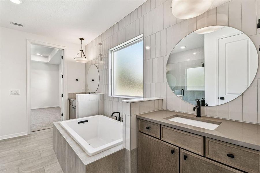 Furnished interior view inside a new home in City of Tampa, Tampa (Image 9). Furnished interior view inside a new home in City of Tampa, Tampa (Image 9).