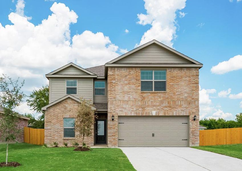 The Driftwood has an impressive brick and siding exterior.