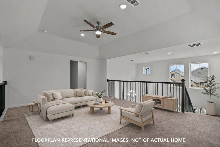 Furnished interior view inside a new home in Miller's Pond, Rosenberg (Image 8).