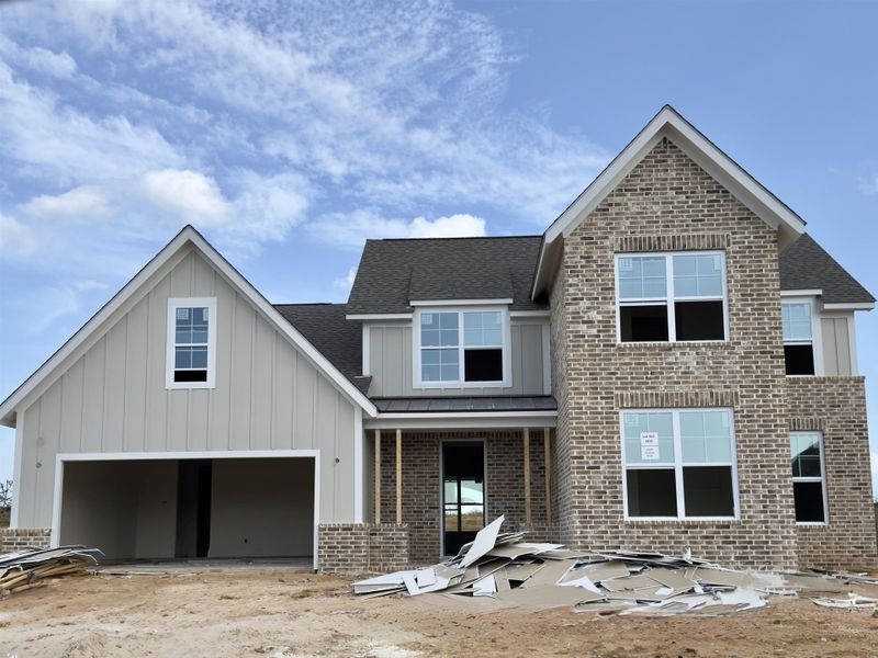 In-progress construction of a new home in White Oak, Arlington, TN (Image 4). In-progress construction of a new home in White Oak, Arlington, TN (Image 4).