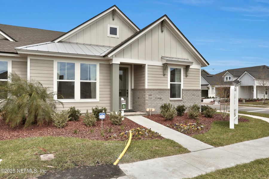 Front exterior of a new home in , Ponte Vedra, FL, highlighting curb appeal (Image 22). Front exterior of a new home in , Ponte Vedra, FL, highlighting curb appeal (Image 22).