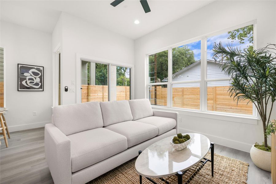 Furnished interior view inside a new home in , Austin (Image 9).