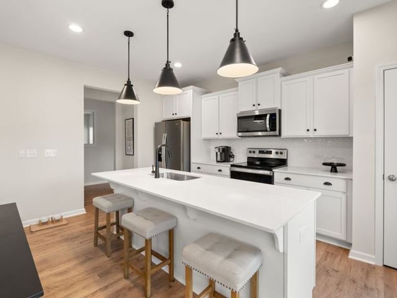 Representative furnished interior of a home built from the Aria by True Homes in Swaim Meadows, Winston-Salem (Image 4).