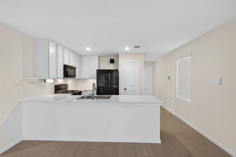 Furnished interior view inside a new home in Creekview, Pilot Point (Image 8).