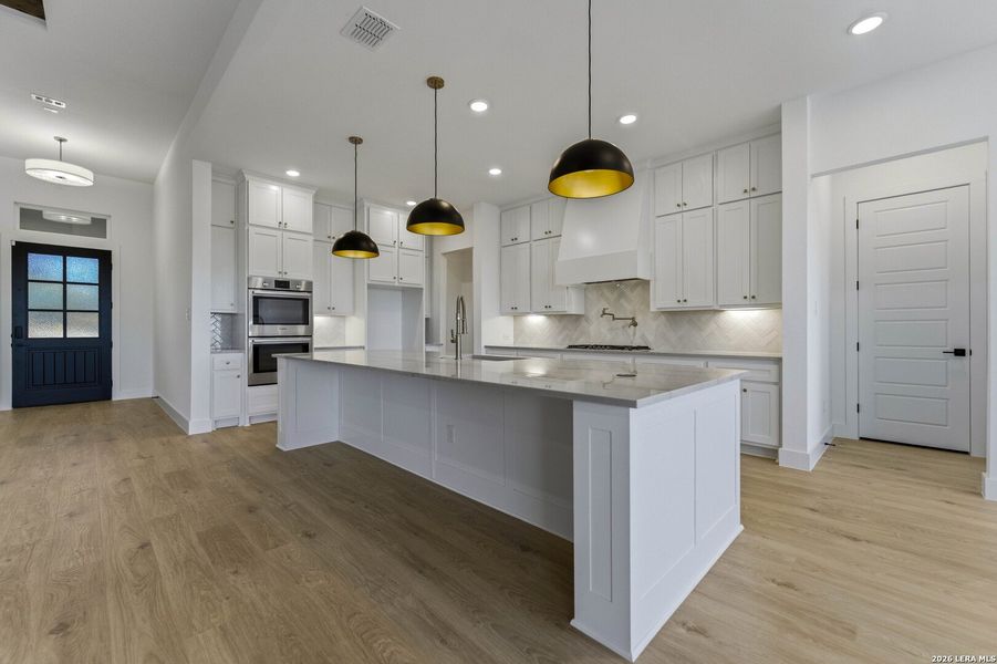 Furnished interior view inside a new home in , New Braunfels (Image 11).