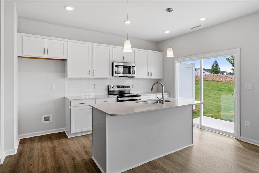 Furnished interior view inside a new home in Sweetbrier, Durham (Image 7).