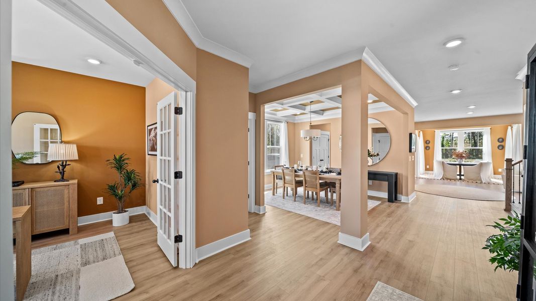Representative furnished interior of a home built from the Drayton by DRB Homes in Foxbank, Gray Court (Image 14).