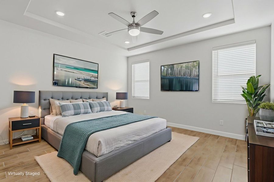 Furnished interior view inside a new home in Paseo Del Este, El Paso (Image 11).
