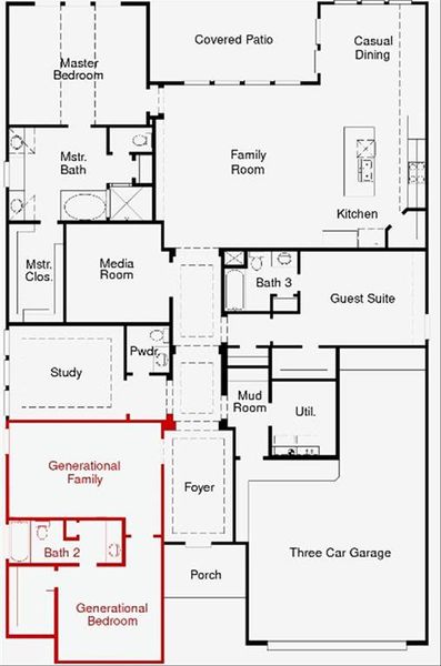 1822 Firefly   Newark  A Floorplan as built