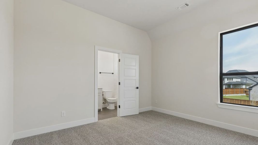 Representative unfurnished interior of a home built from the Winslow by Chesmar Homes in Lakes of Cane Island, Katy (Image 27). Representative unfurnished interior of a home built from the Winslow by Chesmar Homes in Lakes of Cane Island, Katy (Image 27).