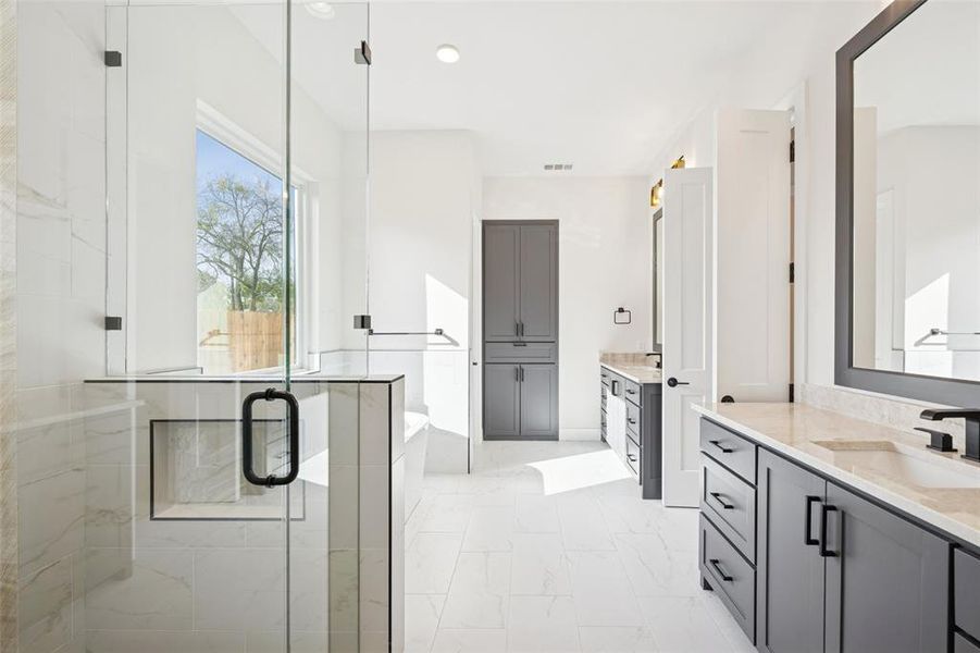 Furnished interior view inside a new home in , Roanoke (Image 16).