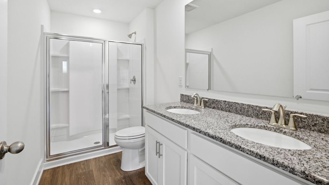 Furnished interior view inside a new home in Macon Townhomes, Seymour (Image 7). Furnished interior view inside a new home in Macon Townhomes, Seymour (Image 7).