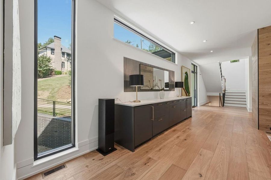 Furnished interior view inside a new home in , Atlanta (Image 52).