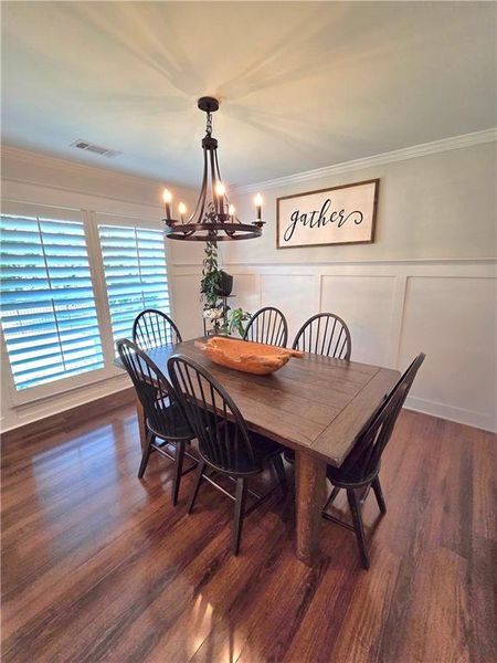 Furnished interior view inside a new home in , Buford (Image 36).