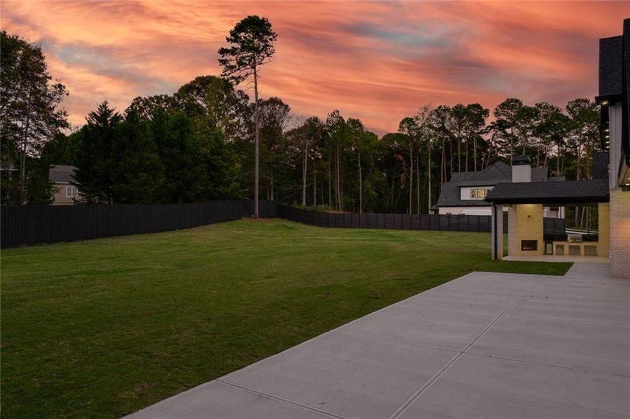 Exterior details and patio area of a home in , Loganville (Image 45).