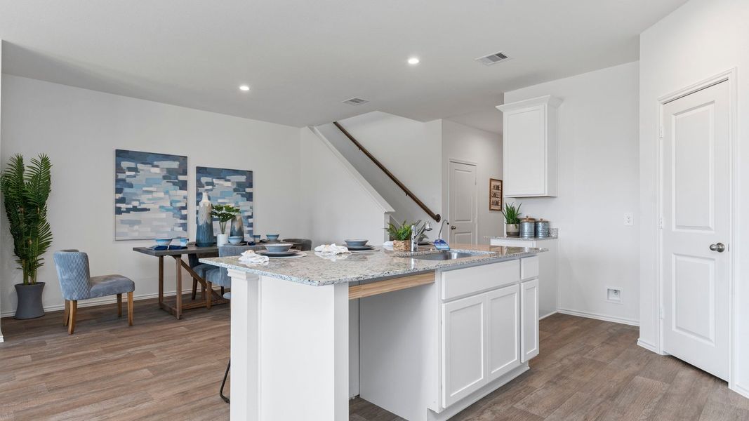 Furnished interior view inside a new home in Tamarron, Fulshear (Image 11).