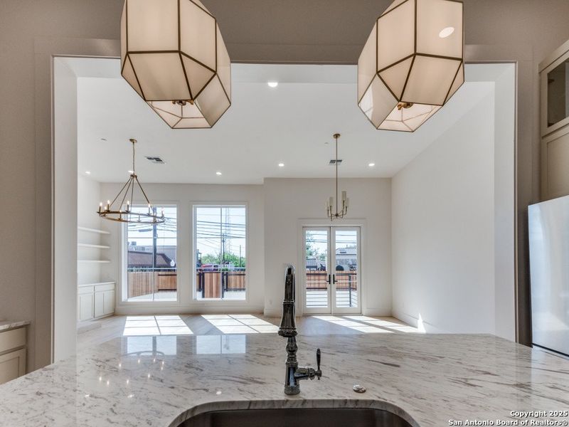 Furnished interior view inside a new home in , San Antonio (Image 2). Furnished interior view inside a new home in , San Antonio (Image 2).