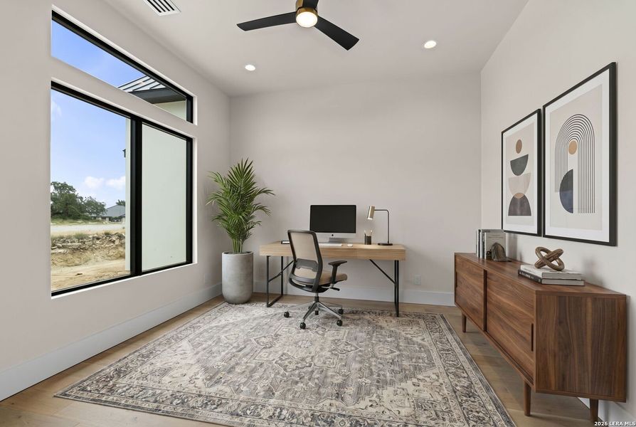 Furnished interior view inside a new home in , San Antonio (Image 10).