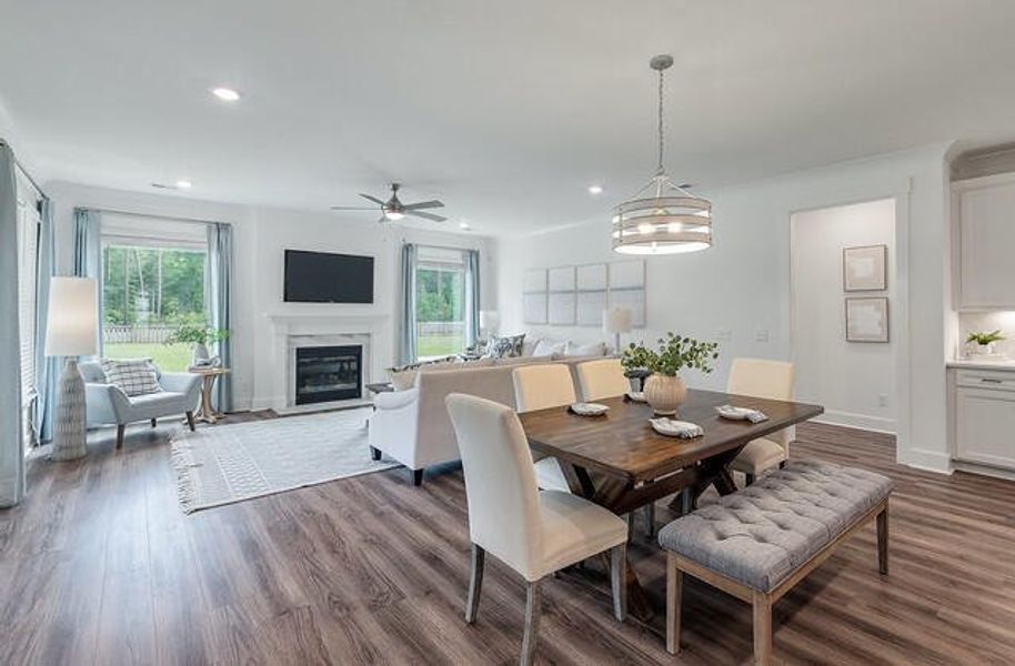 Furnished interior view inside a new home in , Huger (Image 26).