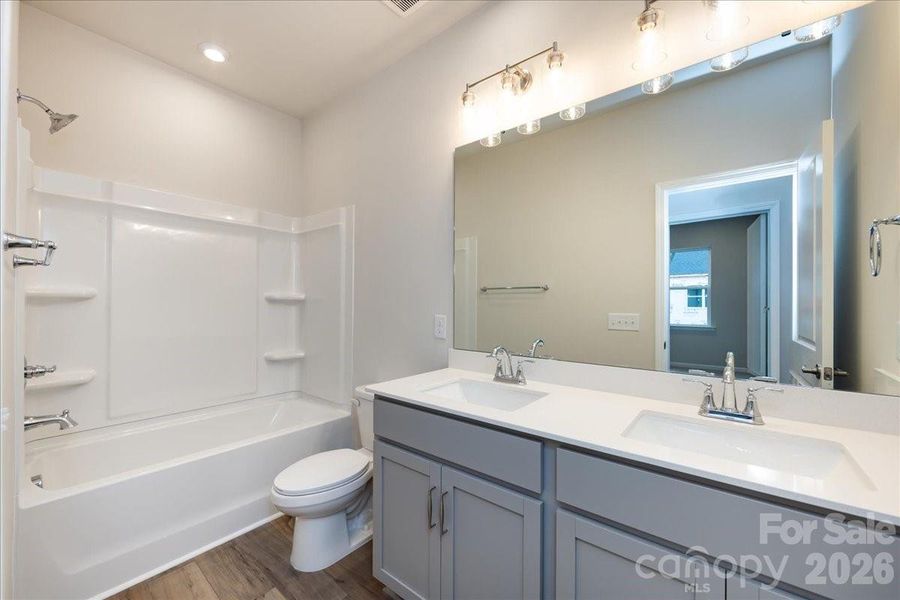 Dual Vanity Secondary Bathroom