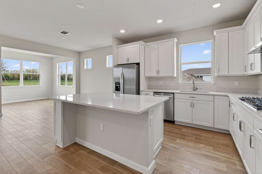 Furnished interior view inside a new home in Del Webb Tradition, Port St. Lucie (Image 40).