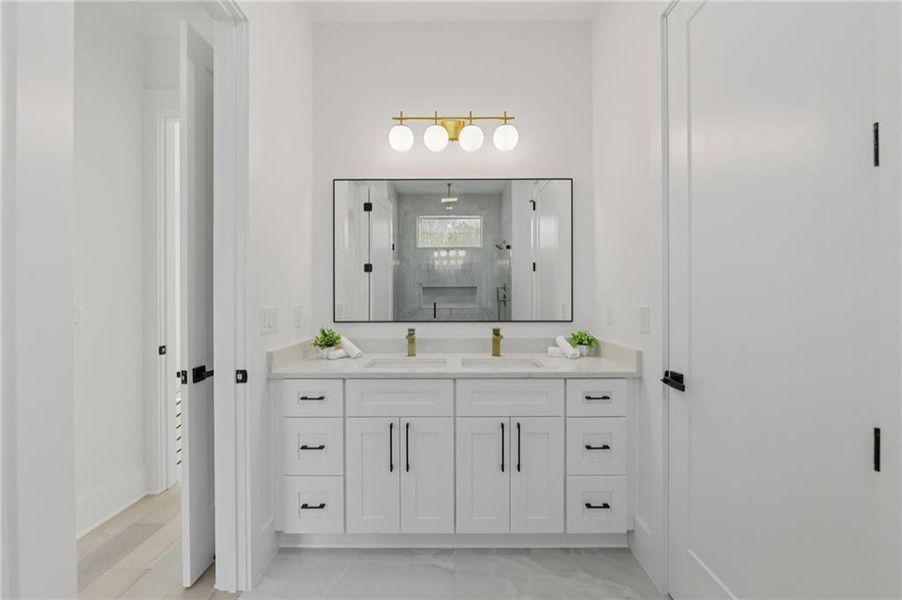 Furnished interior view inside a new home in , Grayson (Image 14).