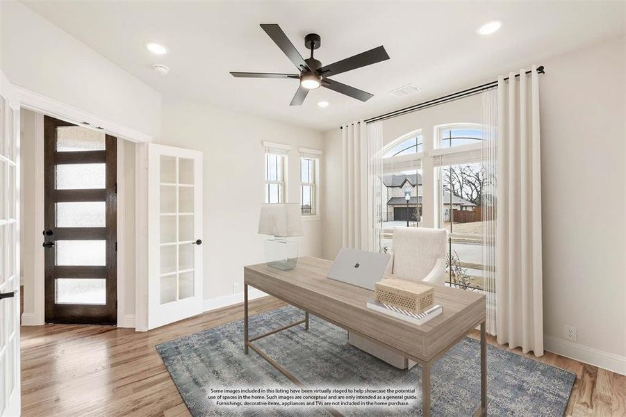 Furnished interior view inside a new home in Rockwood, Mansfield (Image 11).