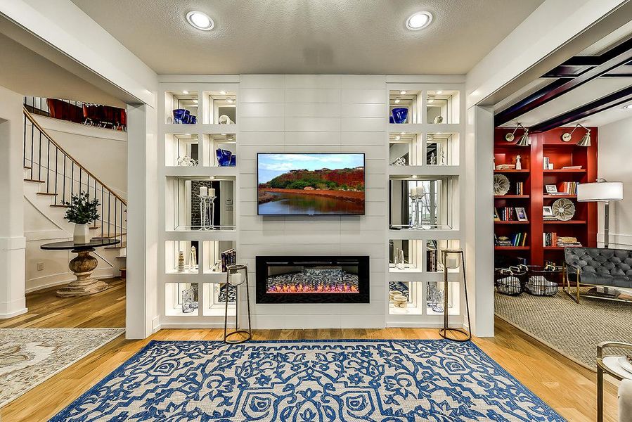 Representative furnished interior of a home built from the Grand South Pointe by Grand Homes in Grand Oaks, Celina (Image 10).