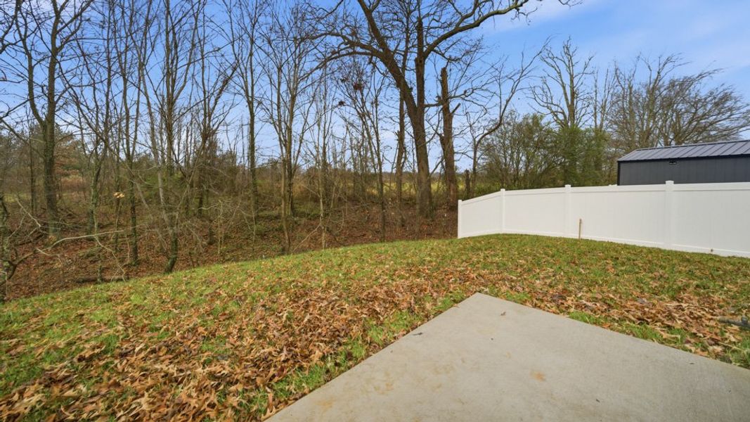 Exterior details and patio area of a home in Keebler Meadows, Johnson City (Image 4).