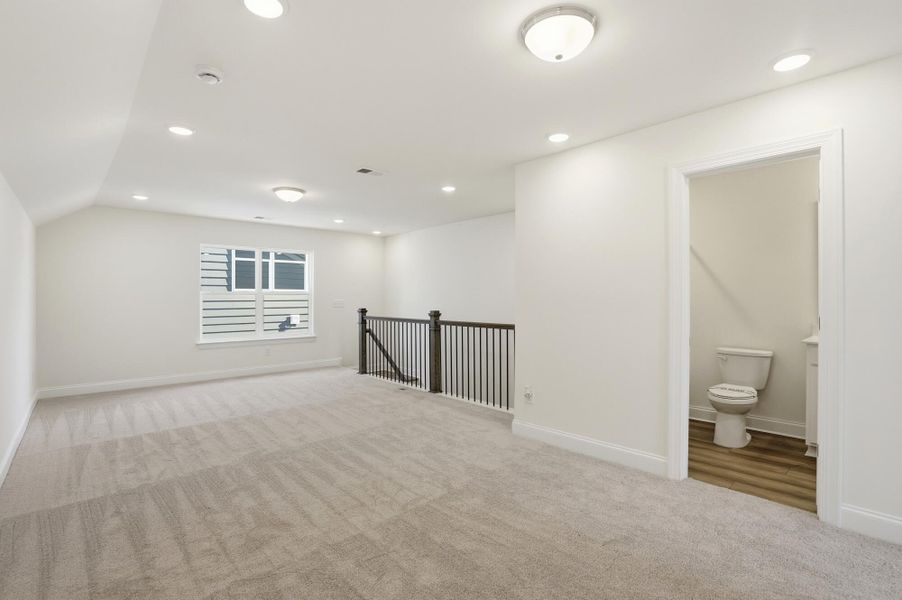 Spacious, unfurnished interior of a new home in Villas at Prestwick, Mooresville (Image 59).