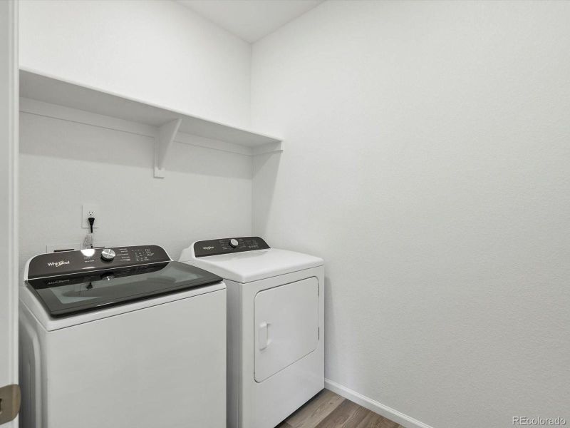 Furnished interior view inside a new home in Buffalo Highlands: The Canyon Collection, Commerce City (Image 13).