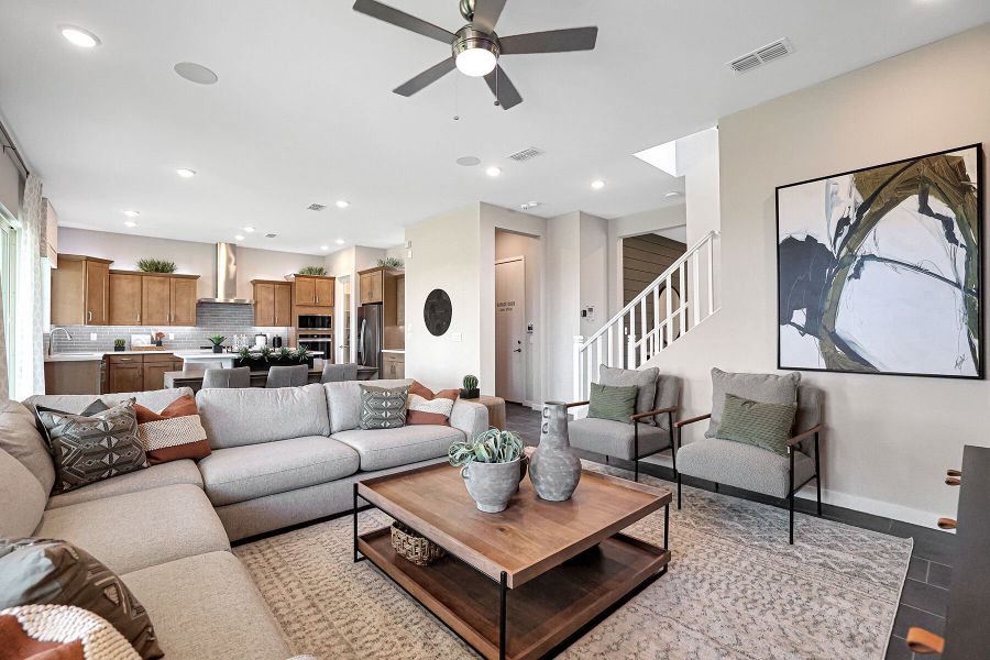 Representative furnished interior of a home built from the Tawny by Mattamy Homes in Empire Pointe, Queen Creek (Image 16).