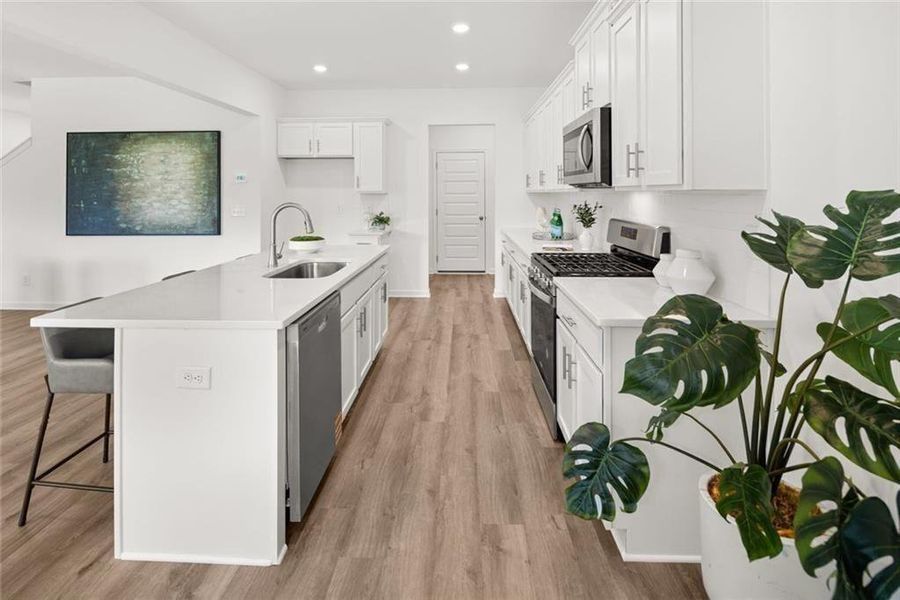 Furnished interior view inside a new home in , Loganville (Image 36).