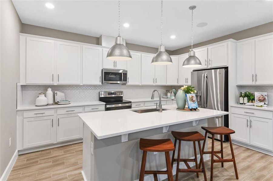 Furnished interior view inside a new home in Estates at Rivers Edge, Parrish (Image 10).