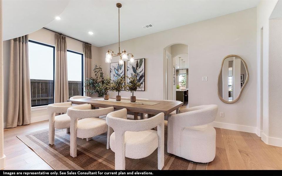 Furnished interior view inside a new home in Green Meadows, Celina (Image 16).