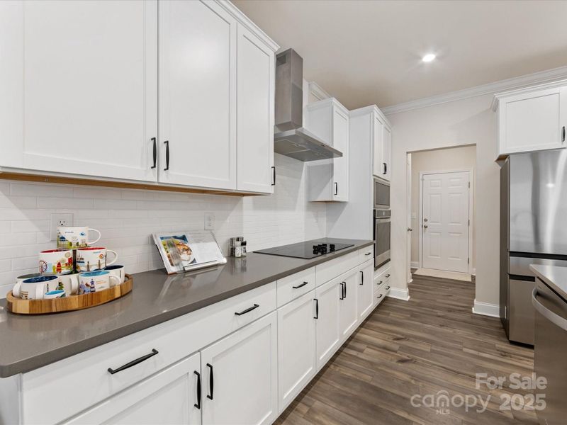 Furnished interior view inside a new home in Towns at Rea Colony, Charlotte (Image 34).