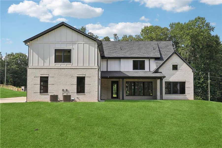 Front exterior of a new home in , Braselton, GA, highlighting curb appeal (Image 50).