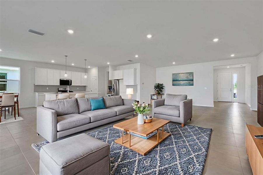 Furnished interior view inside a new home in Brystol North at Wylder, Port St. Lucie (Image 3).