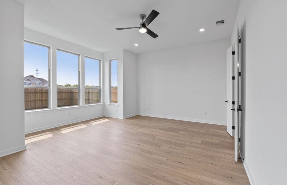 Representative unfurnished interior of a home built from the Boling by Pulte Homes in Blue Creek Trails, Richmond (Image 10). Representative unfurnished interior of a home built from the Boling by Pulte Homes in Blue Creek Trails, Richmond (Image 10).