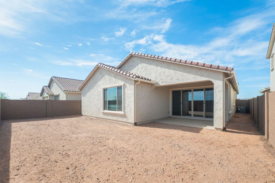 Exterior details and patio area of a home in Blossom Rock, Apache Junction (Image 3).