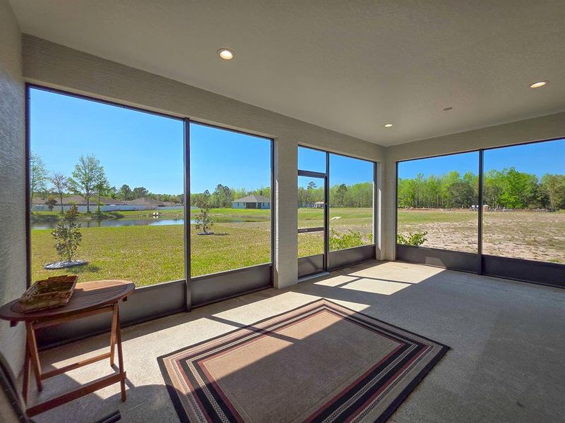 Exterior details and patio area of a home in Matanzas Cove, Palm Coast (Image 26).