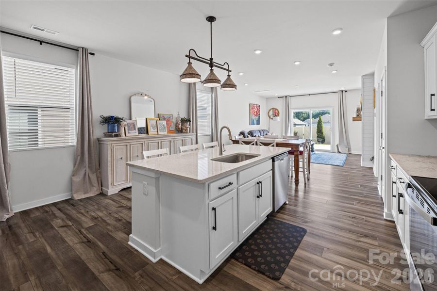 Furnished interior view inside a new home in , York (Image 8).