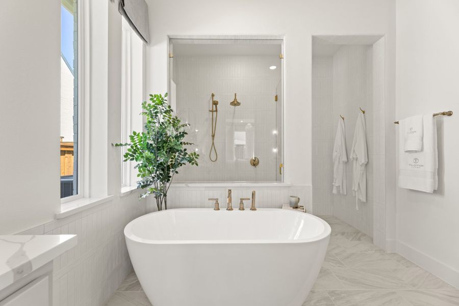 Representative furnished interior of a home built from the 6051 by Tradition Homes in StarView, Prosper (Image 36).