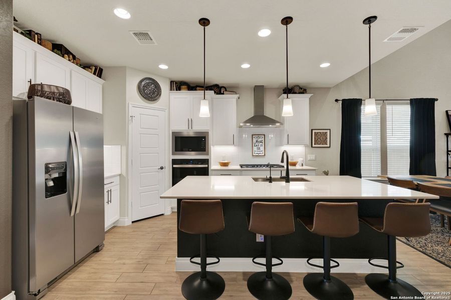 Furnished interior view inside a new home in , New Braunfels (Image 34).