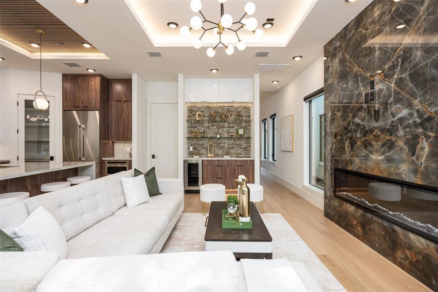 Furnished interior view inside a new home in , Stafford (Image 4). Furnished interior view inside a new home in , Stafford (Image 4).