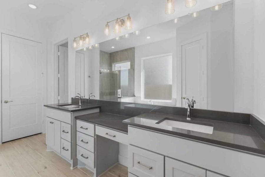 Representative furnished interior of a home built from the Lakeway by Chesmar Homes in Meridiana 50's, Manvel (Image 17).