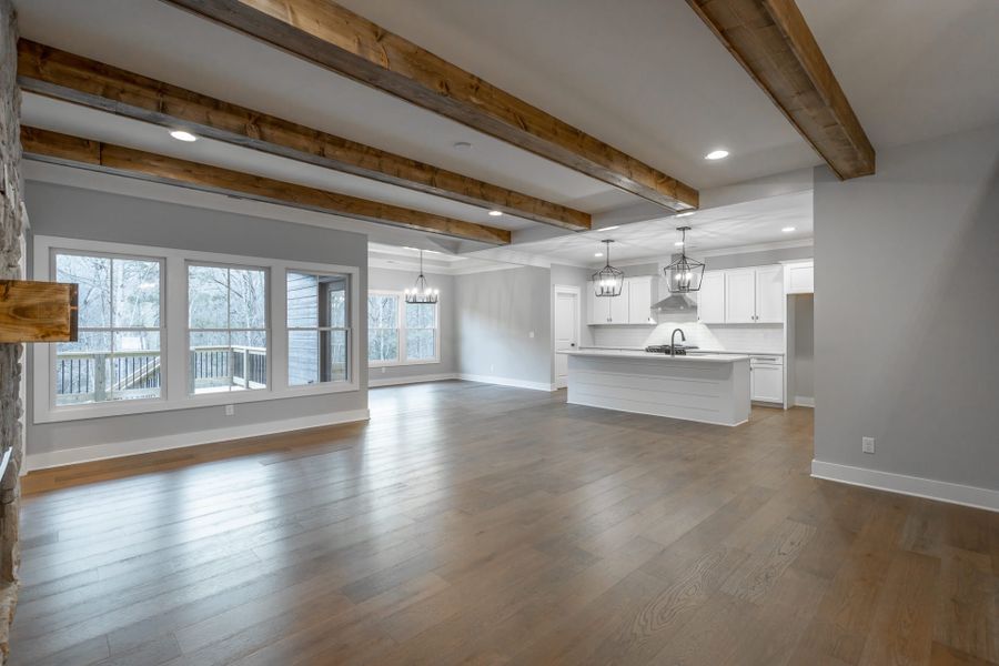 Representative unfurnished interior of a home built from the Farmview by Riverstone Construction, LLC in Pine Ridge, Soddy-Daisy (Image 21).